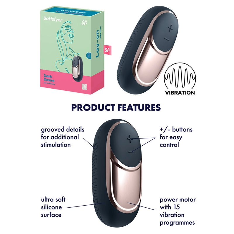 Mini vibro clitoridien - Satisfyer Dark Desire
