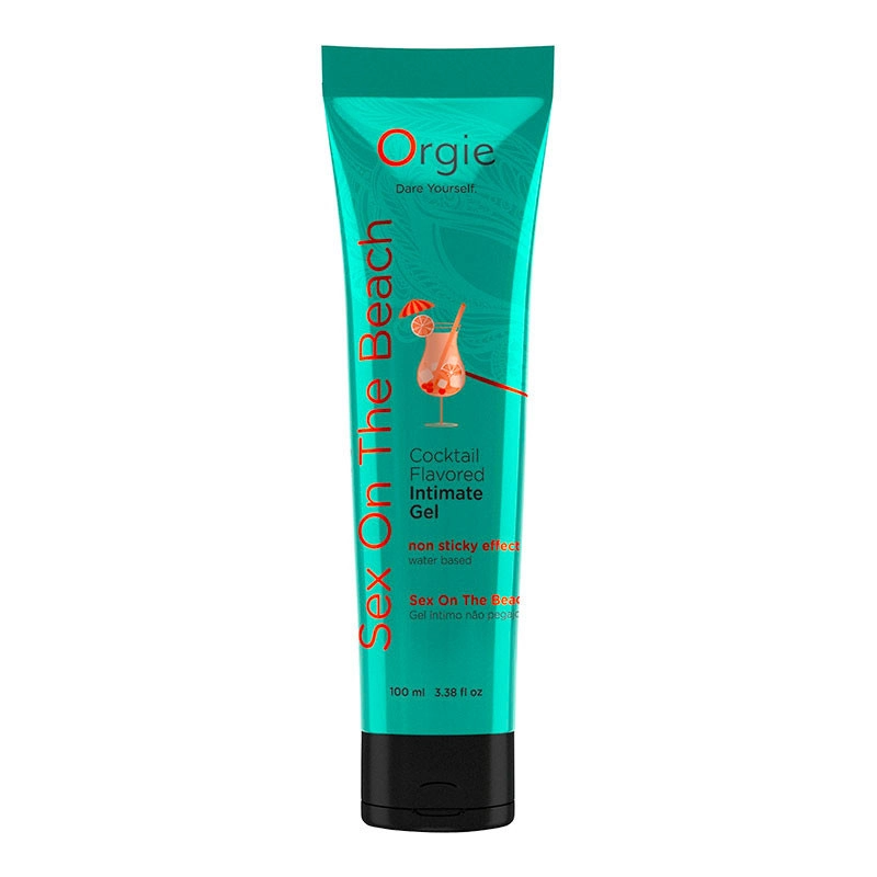 Lubrifiant à base d'eau Lube Tube Sex On the Beach (100ml) - Orgie