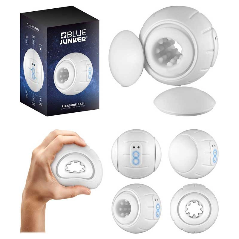 Masturbateur vibrant Pleasure Ball - Blue Junker