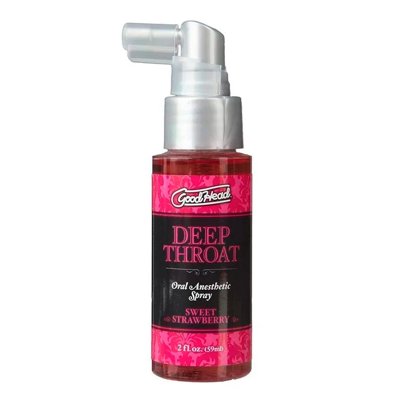 Doc Johnson Deep Throat Fellatio-Spray - Erdbeere - 59 ml