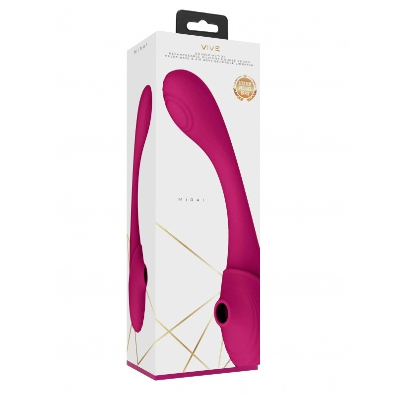 Vibromasseur flexible pour point-G et Clitoris à ondes pulsées Mirai - Vive