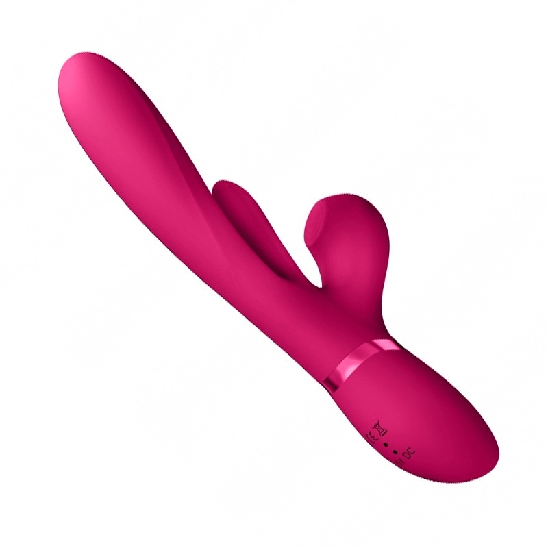 Vibromasseur rabbit avec pulsations Kura - Vive