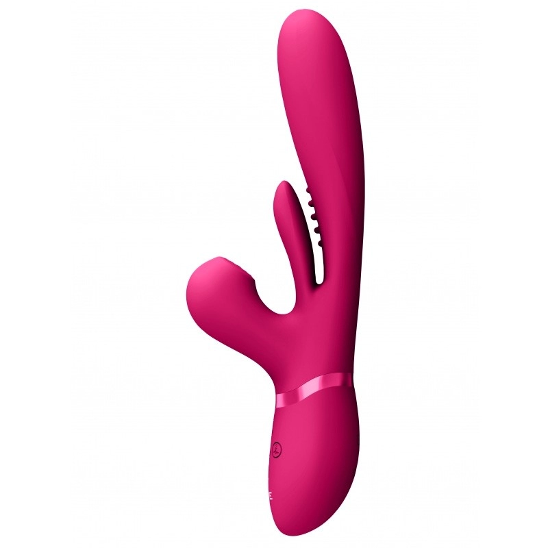 Vibromasseur rabbit avec pulsations Kura - Vive