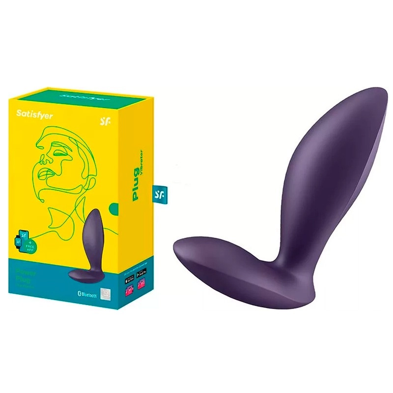 Remote-controlled vibrating anal plug Power Plug - Satisfyer