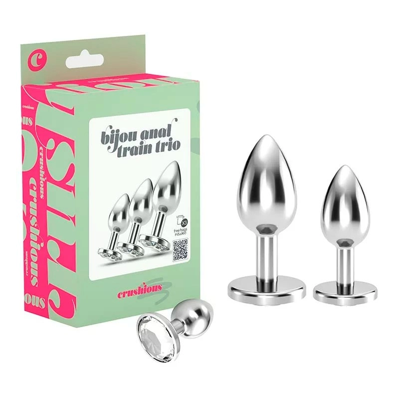 Set aus 3 Analplugs - Crushious Bijou anal train trio