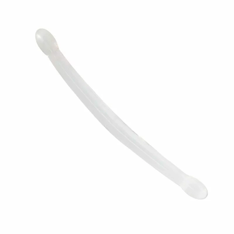 Double dildo Crystal Clear 42 cm (transparent) - RealRock