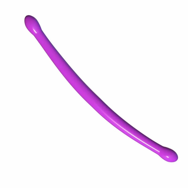 Double Dildo Classix Double Whammy 43.8 cm (Violet) - Pipedream