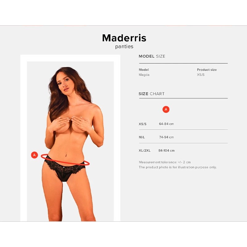 Maderris Panty (nero) - Obsessive