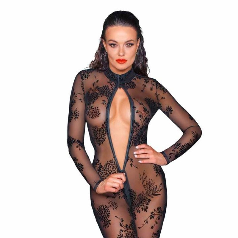 Bodystocking Overall F237 - Noir Handmade