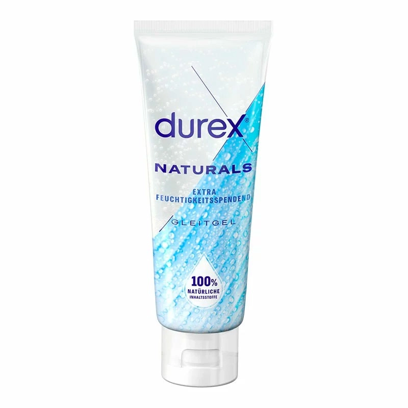 Durex Naturals Extra feuchtigkeitsspendendes Gleitgel - 100 ml (auf Wasserbasis)