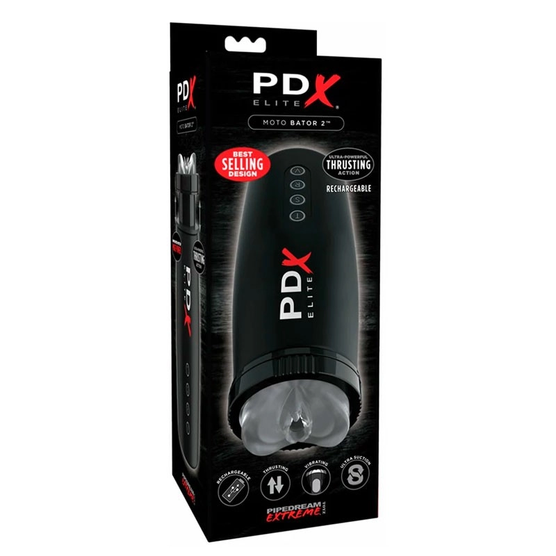 Automatischer Masturbator mit dreifacher Stimulation - PDX Moto Bator 2