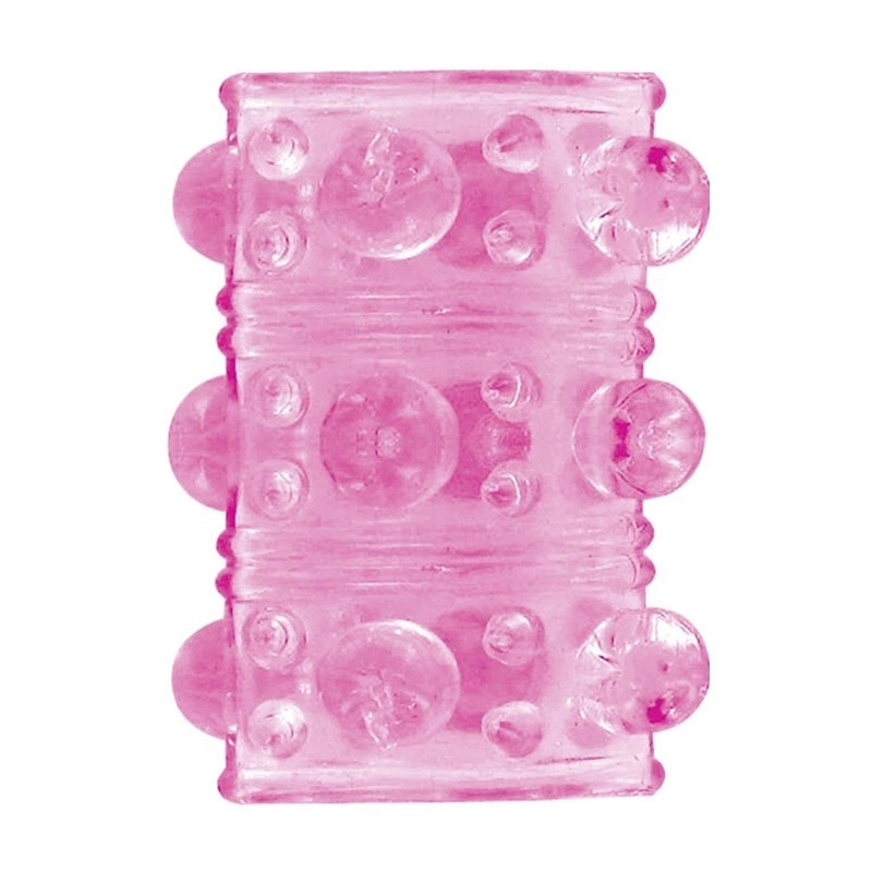 Penis stimulating sheath (2 pieces) - Love in the Pocket Love Sleeves