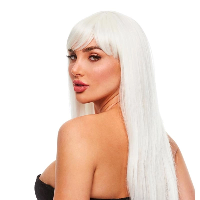 Fancy wigs (White & phosphorescent) - Amber