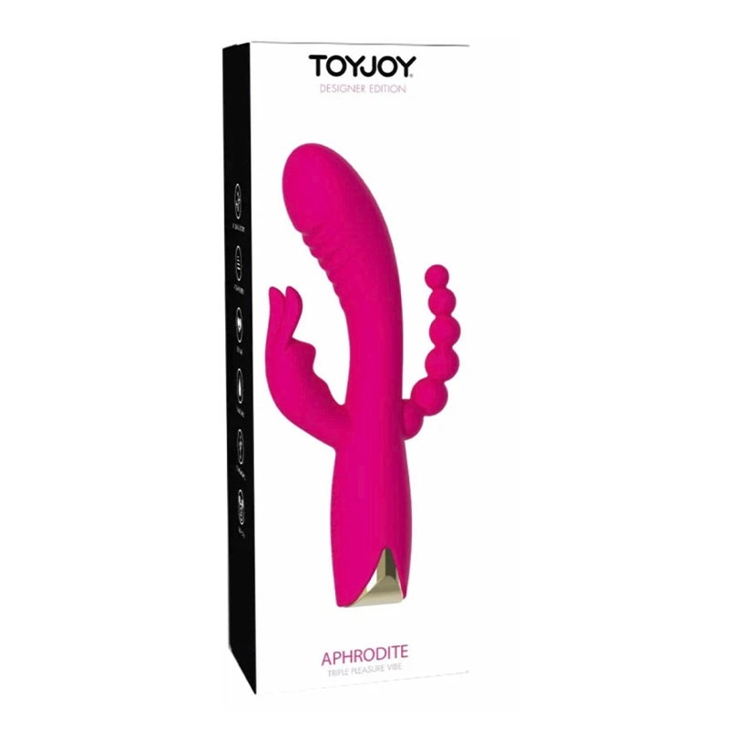 Vibromasseur triple stimulation - ToyJoy Aphrodite Triple Vibrator