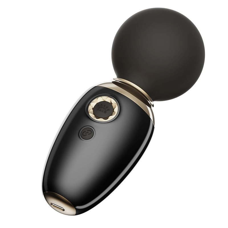 Mini Vibromasseur Chauffant Wand - Ava Obsidian Black