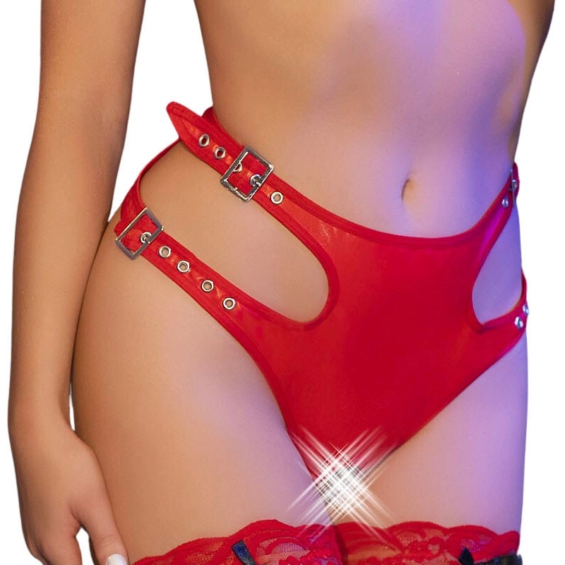 Culotte ouverte 4656 (Rouge) - Chilirose