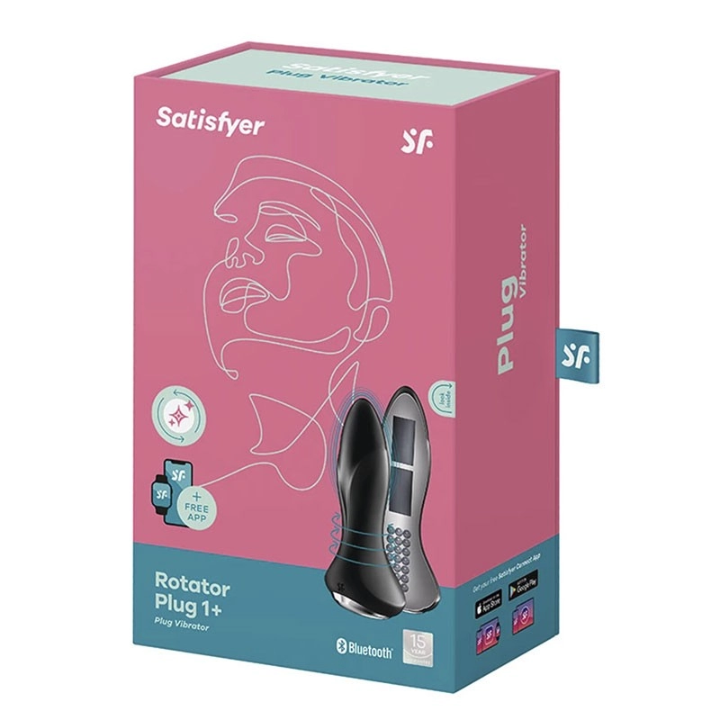 Plug anal vibrant et rotatif - Satisfyer Rotator Plug 1+