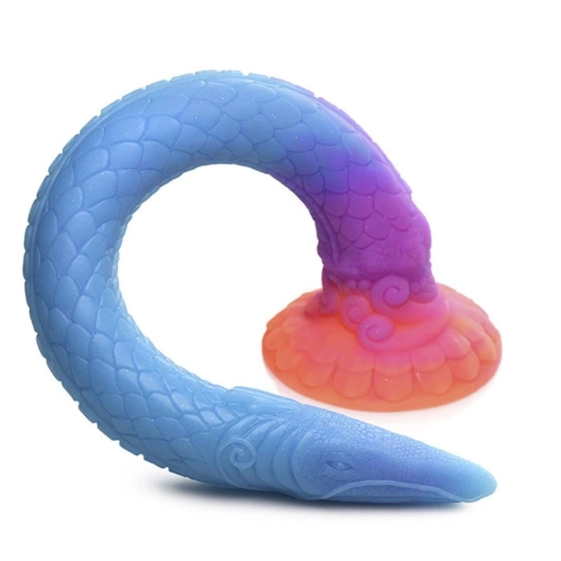 Dildo snake Phosphorescent 43 cm - Creature Cocks Makara