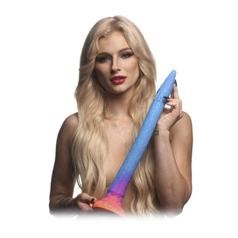 Dildo snake Phosphorescent 43 cm - Creature Cocks Makara