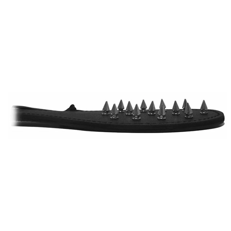Tapette à pointes BDSM pour fessée Hell's Spiked Paddle - Brutus Leather