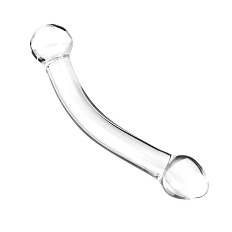 Glasdildo Gebogener G-Punkt - Glas