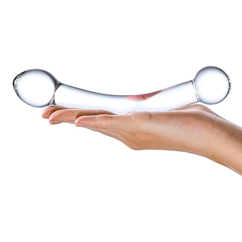 Glasdildo Gebogener G-Punkt - Glas