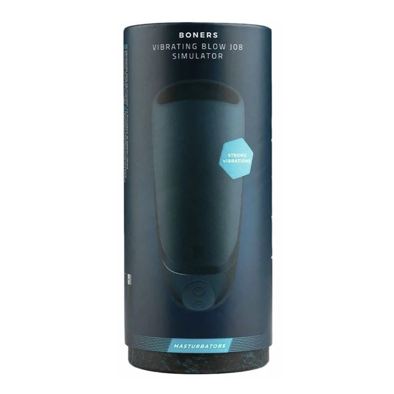 Masturbatore vibrante (fellatio) - Simulatore di pompino vibrante Boners