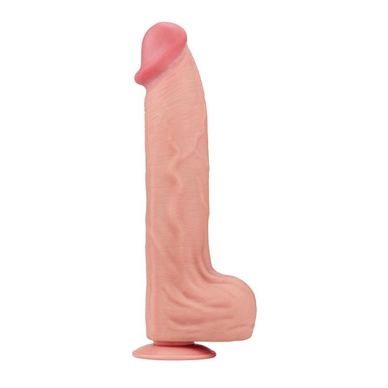 Dildo realistic double density 28 cm - LoveToy Sliding Skin Dong