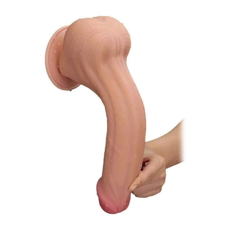 Dildo realistic double density 28 cm - LoveToy Sliding Skin Dong