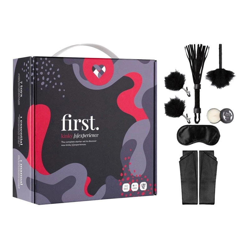 Bondage starter set (8 pieces) - LoveBoxxx First Kinky