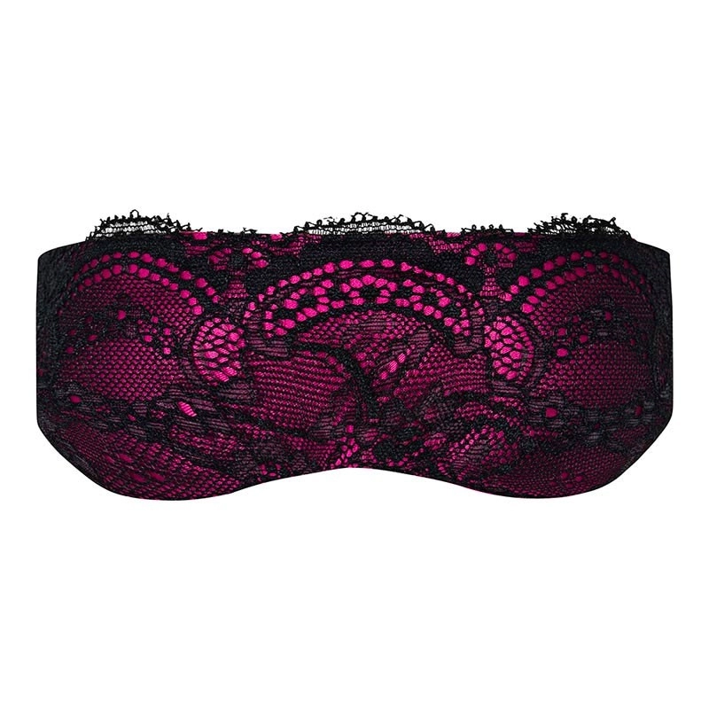 Masque BDSM pour les yeux Roseberry (Rose & noir) - Obsessive