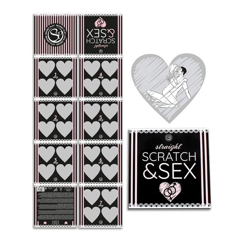 Cartes à gratter (7 cartes) - Scratch & Sex