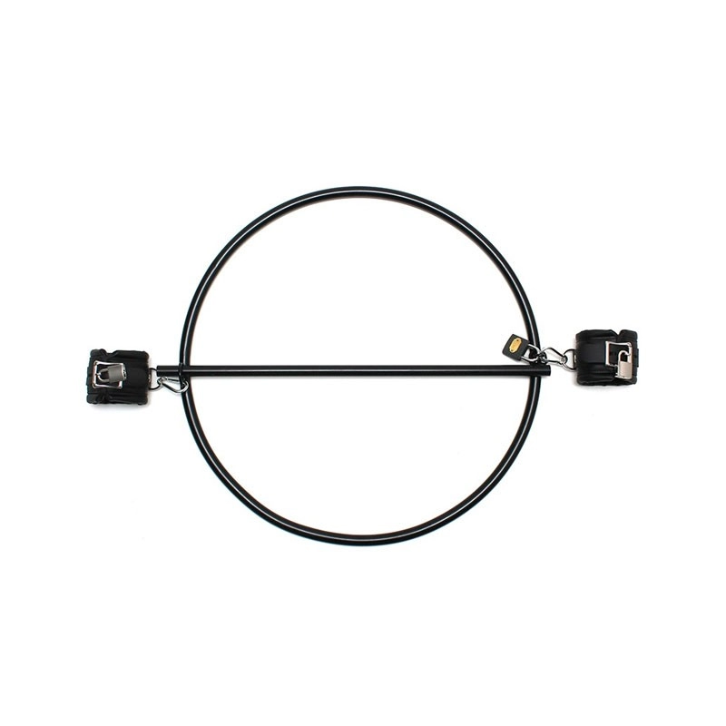 Haltering mit Handgelenksbefestigungen aus Leder und Vorhängeschloss - Rimba