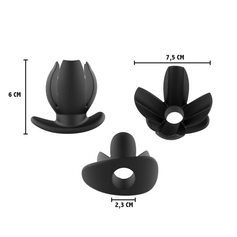 Ecarteur anal en silicone - Spreader 4-Way Plug