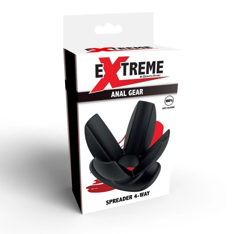 Ecarteur anal en silicone - Spreader 4-Way Plug