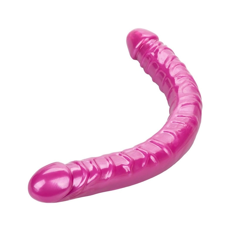 Double Dildo Size Queen 43.2 cm (Pink) - Calexotics