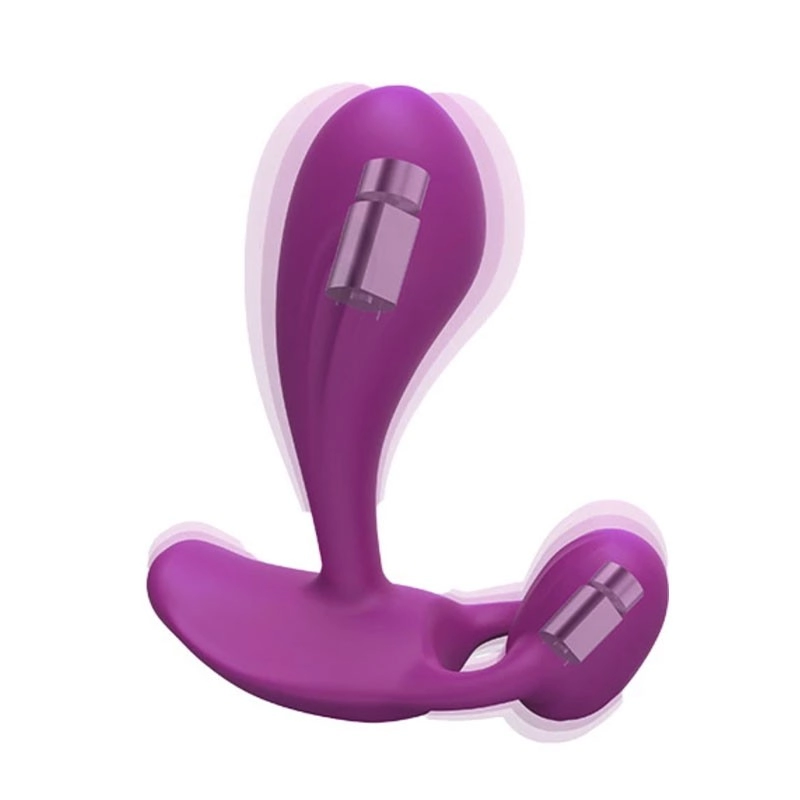 Vibrator für dreifache Stimulation (G/P-Punkt und Klitoris) Witty - Love to Love
