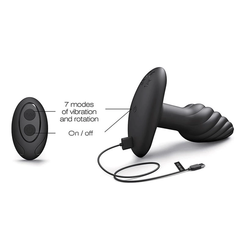 Plug anale vibrante rotante - Dorcel Spin Plug