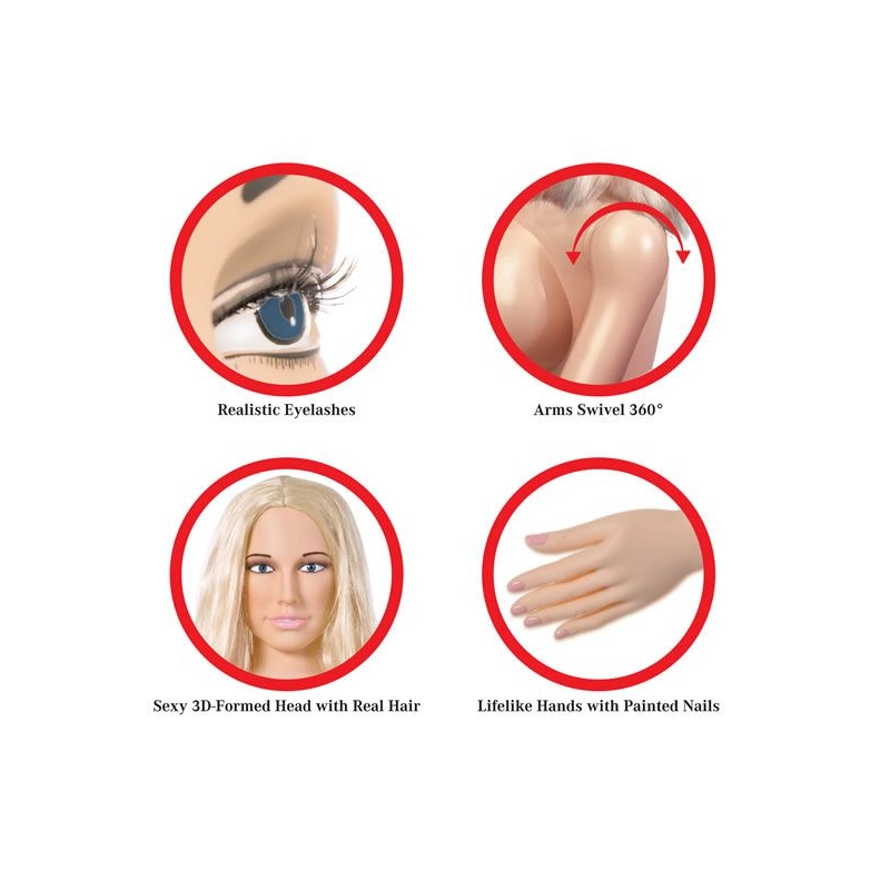 Pipedream Extreme Dollz Hannah Harper