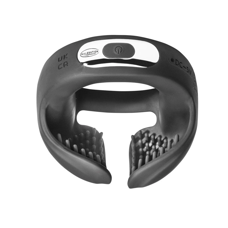 Vibrating testicles and penis ring - Malesation Vibro Ball Ring
