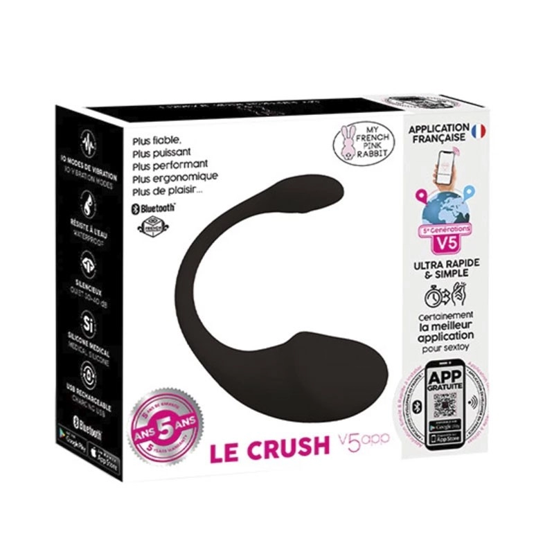 Vibrating Egg Pro Le Crush V5 app (iOS/Android) - Clara Morgane