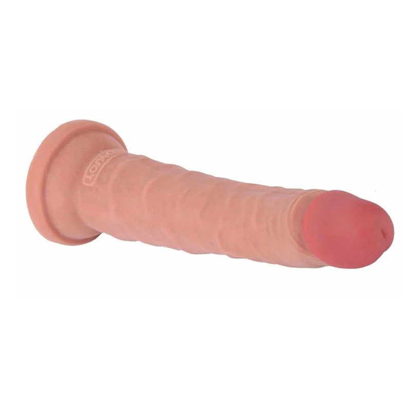 Dildo ultra-réaliste en silicone 14.5 cm - Deluxe Dual Density Dong