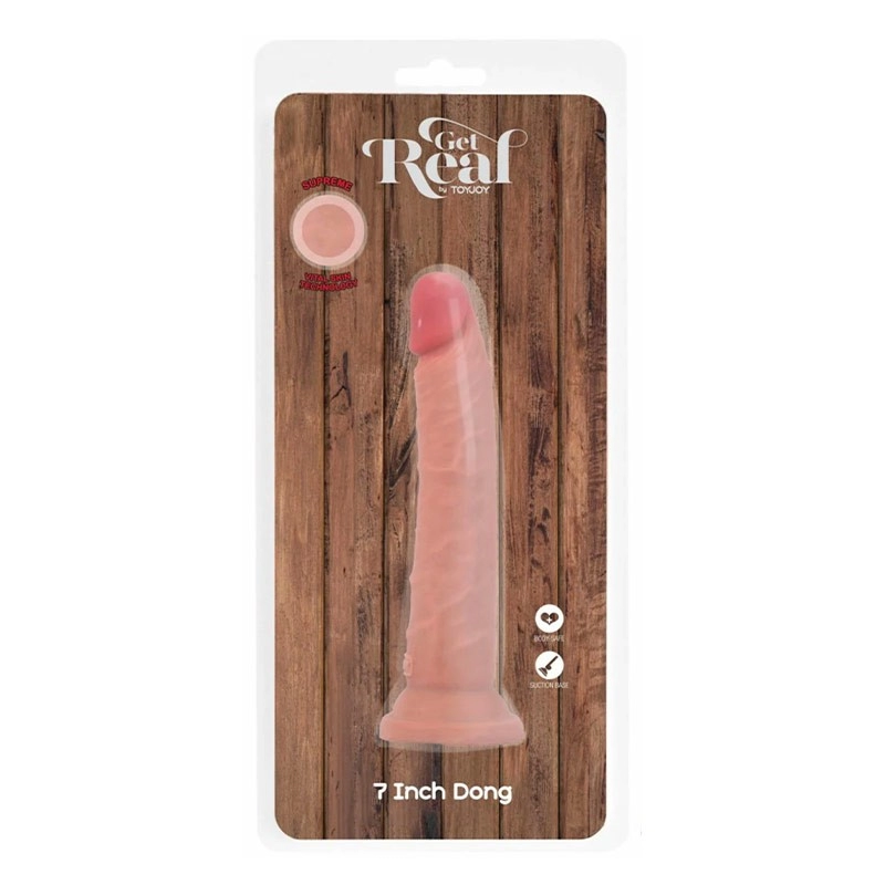 Dildo ultra-réaliste en silicone 14.5 cm - Deluxe Dual Density Dong