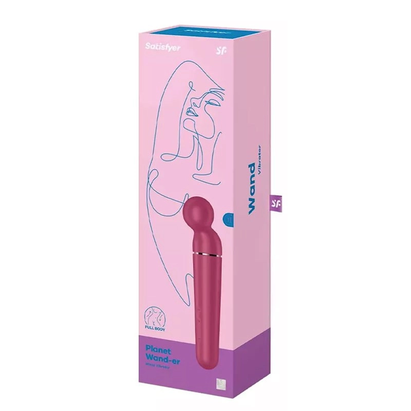 Ultra-starker XXL-Vibrationsstab (Berry) - Satisfyer Planet Wand-er