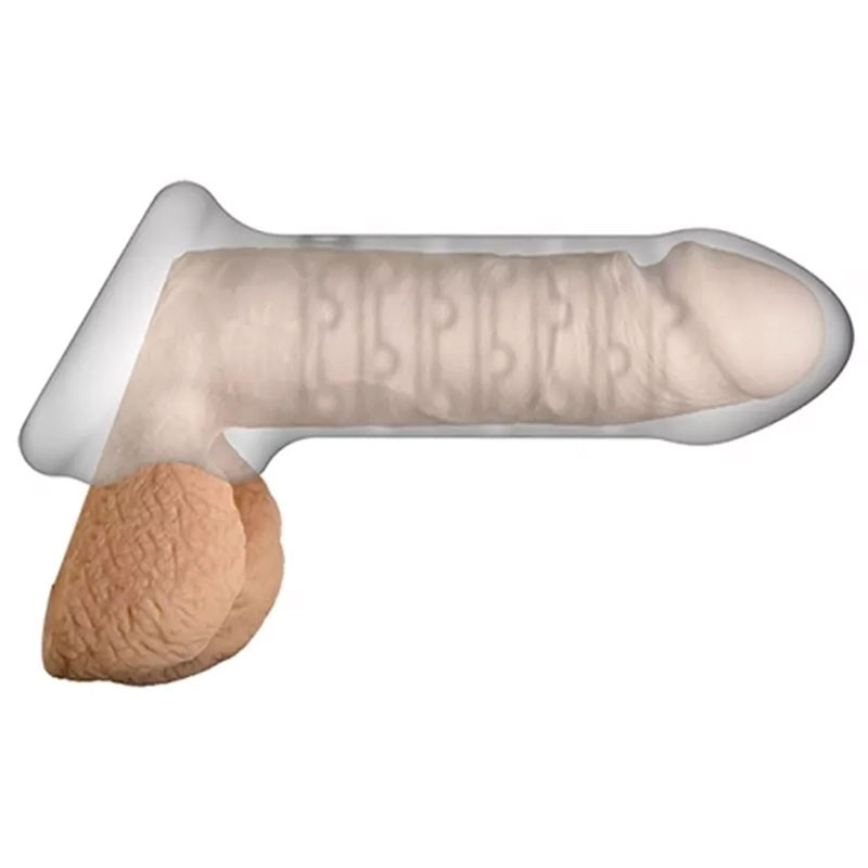 Gaine pénienne Doc Johnson OptiMALE Extender with Ball Strap - Thin