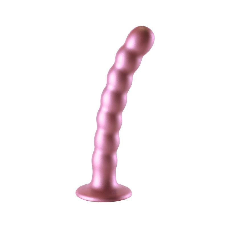 Silikon-Dildo 15 cm (Pink)- Beaded G-Spot Ouch!