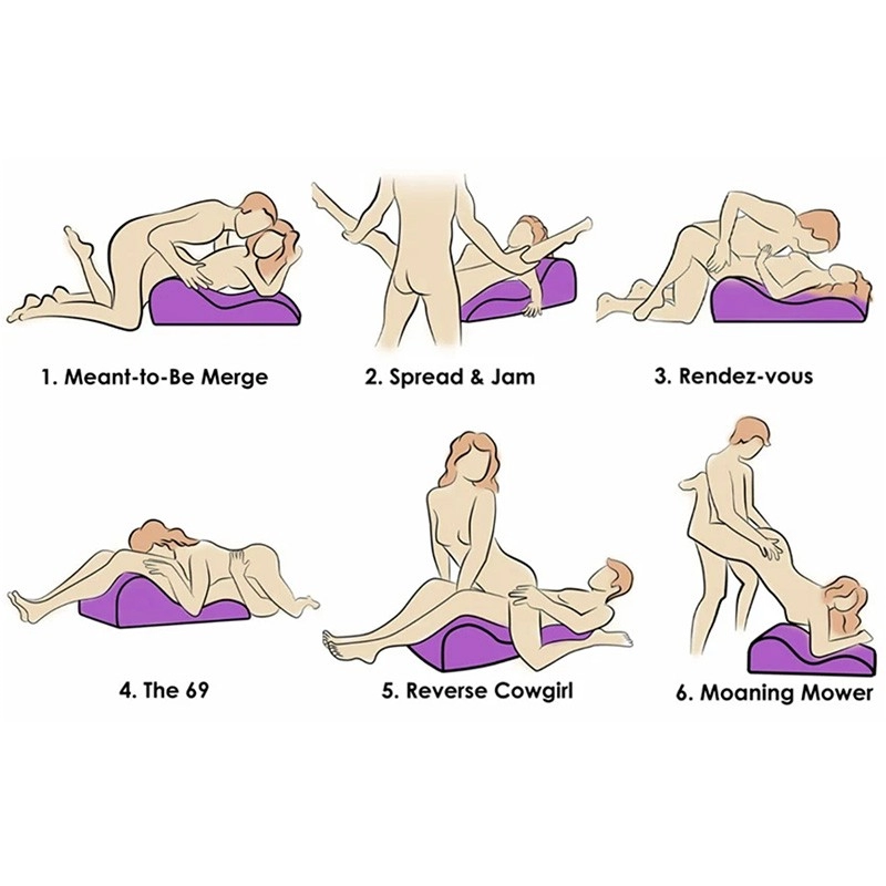 Erotisches Kissen - Bedroom Bliss Contoured Love Cushion