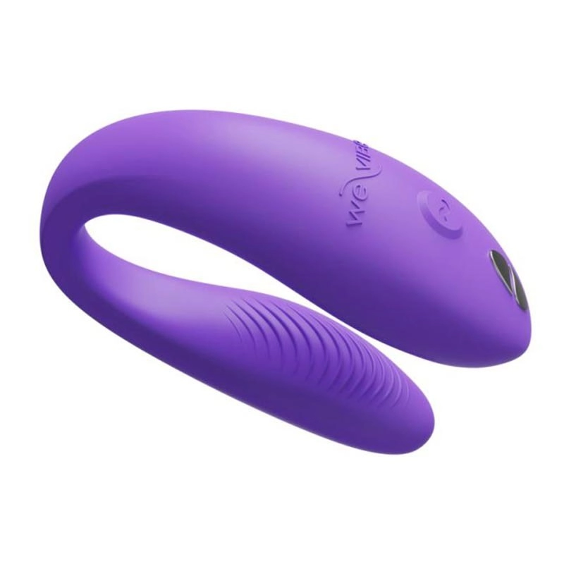 Vibromasseur pour couple connecté - We-Vibe Sync Go (Violet)