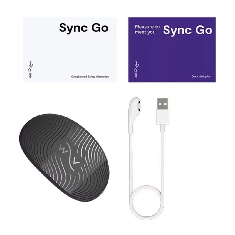 Vibromasseur pour couple connecté - We-Vibe Sync Go (Violet)