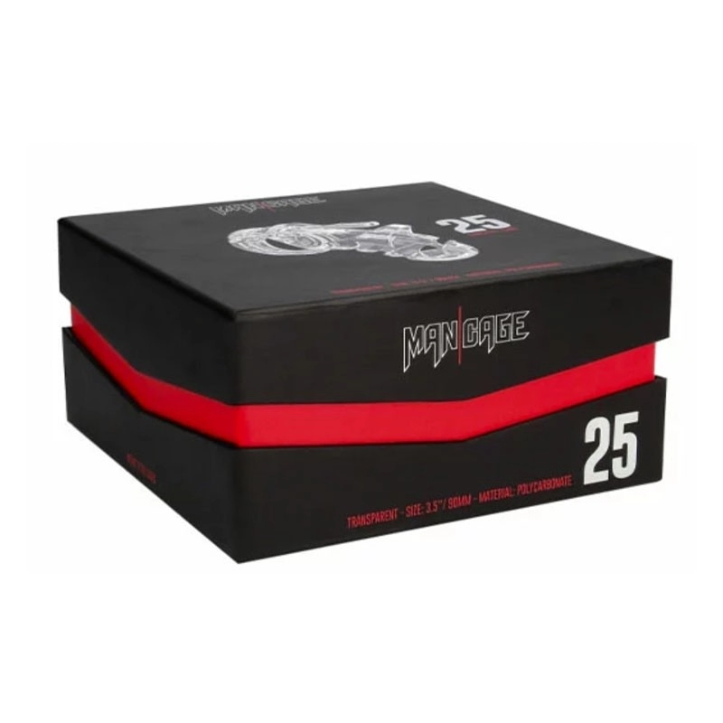 Keuschheitskäfig (Transparent) - ManCage Chastity Cage Model 25